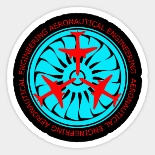 aeronautical engineering aircraft engineer aerospace Sticker